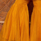 Pomcha Jaipur Murat Mustard Organza Sharara Set | Swadesiicart