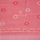 Peach Coloured Block Print Semi Chanderi Saree By Gayathri Reddy Designer Studio | Swadesiicart