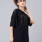 MKH Typography Printed Relaxed Fit Sheer Dri-FIT T-shirt - Swadesiicart
