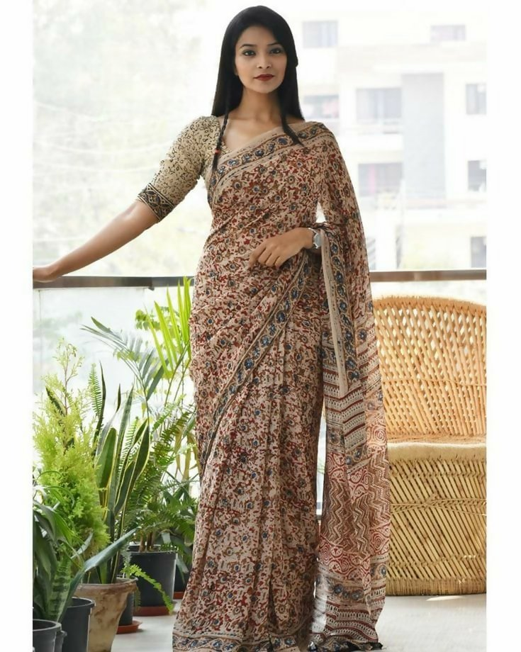 Exclusive Collection Multi Beautiful Mulmul Cotton Saree - Swadesiicart