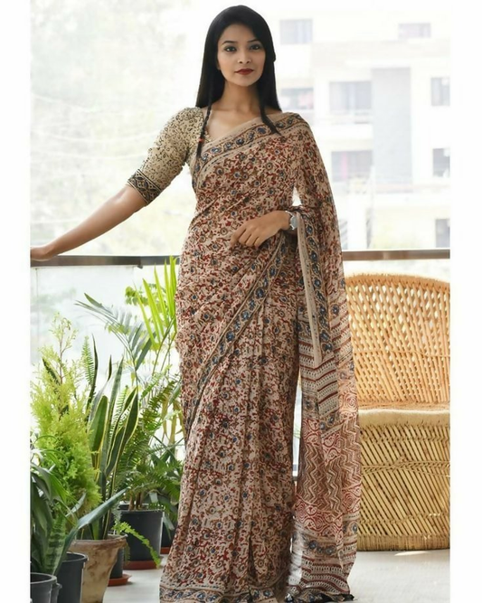 Exclusive Collection Multi Beautiful Mulmul Cotton Saree - Swadesiicart