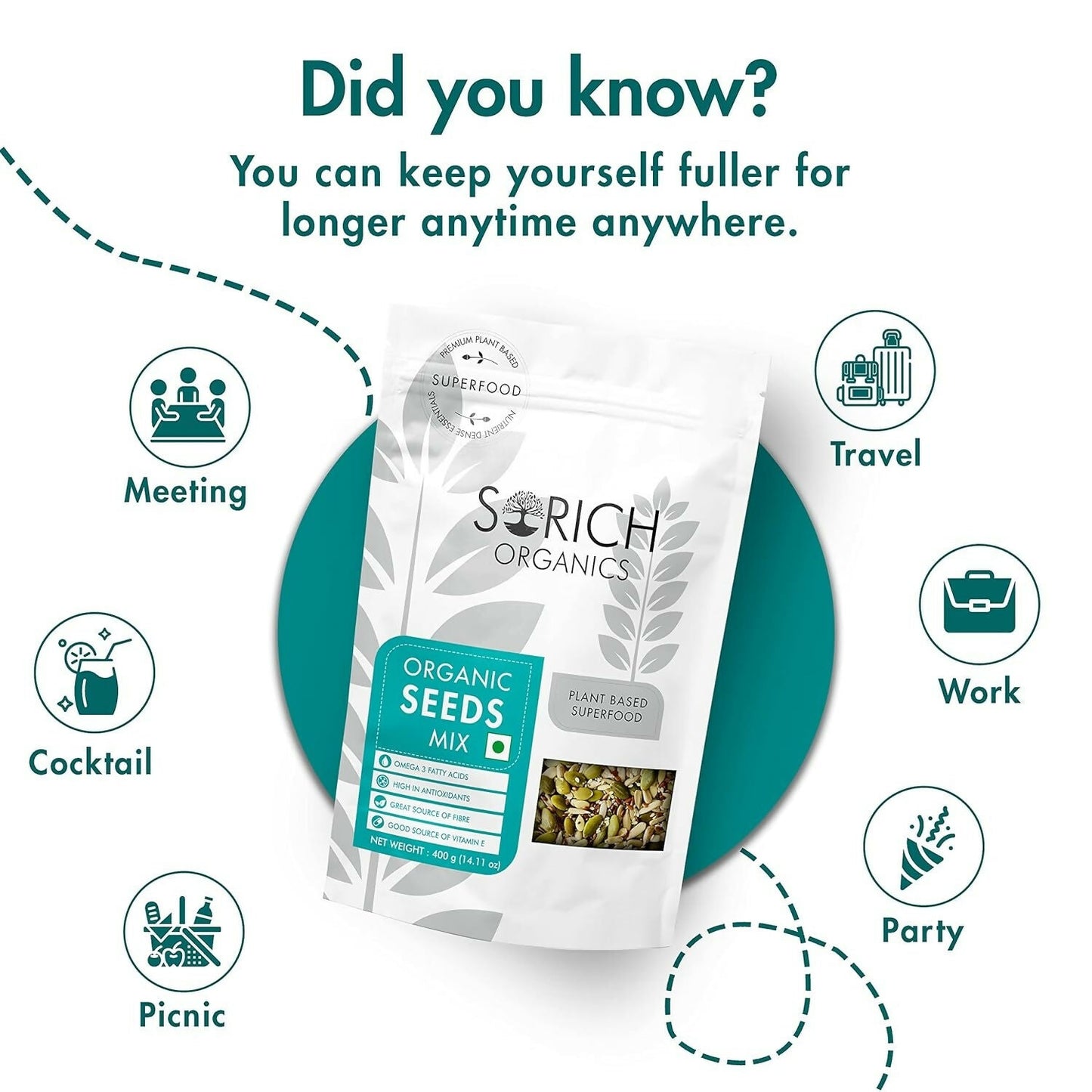 Sorich Organics 6-in-1 Seed Mix | Swadesiicart