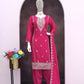 Anaita Rani Pink Heavy Chinon Readymade Suit with Embroidery & Sequence Work