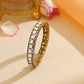 Ruby Raang 22k Gold Polished Kundan Bracelet | Swadesiicart