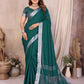 Anaita Green Weaving Linen Cotton Saree With Blouse