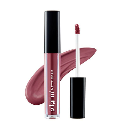 Pilgrim Liquid Matte Lipstick with Hyaluronic Acid - Flirty Rose - Pilgrim