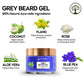 Ivory Natural Grey Beard Gel Restores Dark Shine & Vibrant Of Beard | Swadesiicart