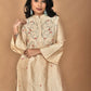 Morchari Women And Hand Embroidery Co-Ord Set-Beige - Swadesiicart