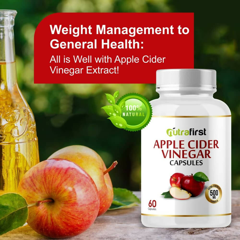 Nutrafirst Apple Cider Vinegar Capsules - Swadesiicart