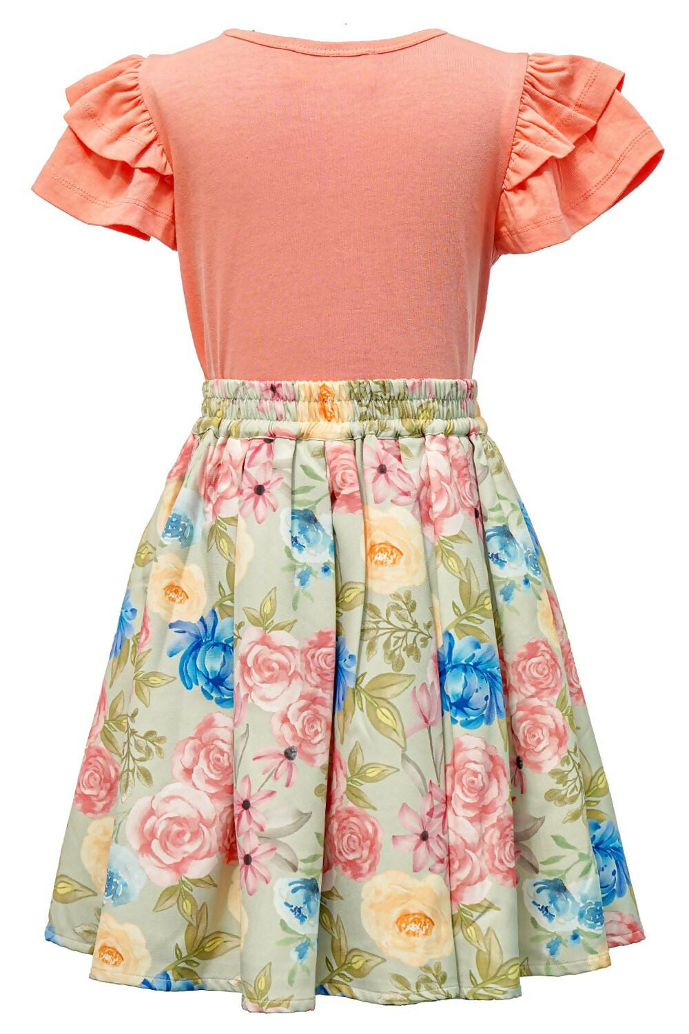 LH Luxury Fashion Liana Girls Tee & Skirt Set – Stylish & Comfortable Kids Co-ord - Swadesiicart