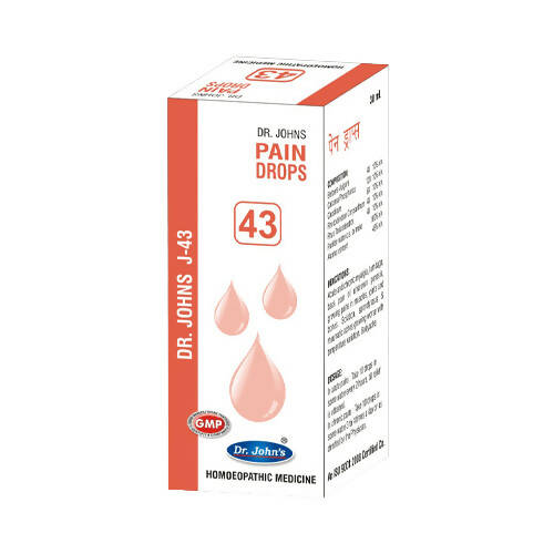 Dr. Johns J-43 Pain Drops | Swadesiicart