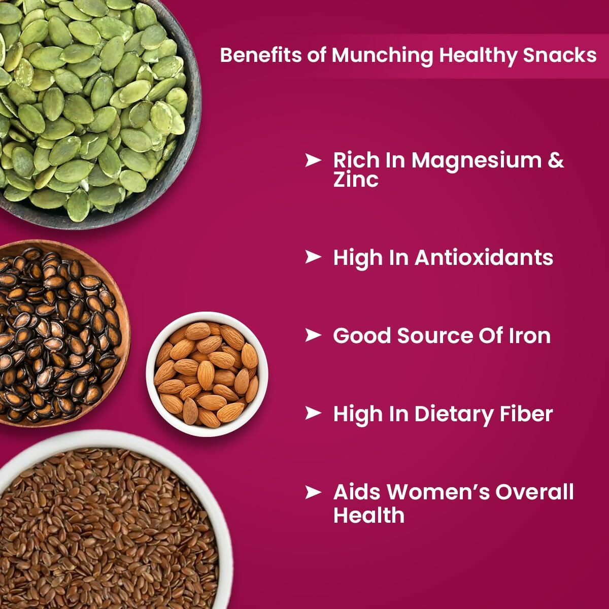Sorich Organics Women's Health Mix Nuts & Seeds - Swadesiicart