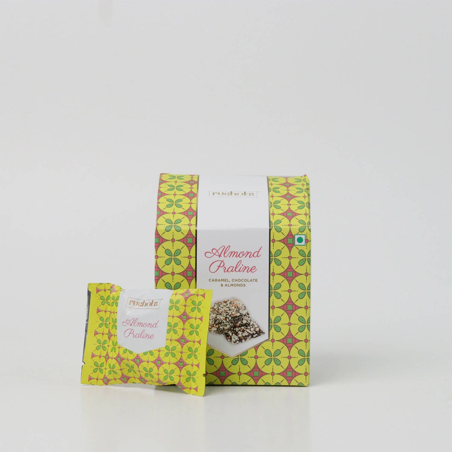 Dibha Ruchoks - Almond Praline Chocolate - Dibha Snacking