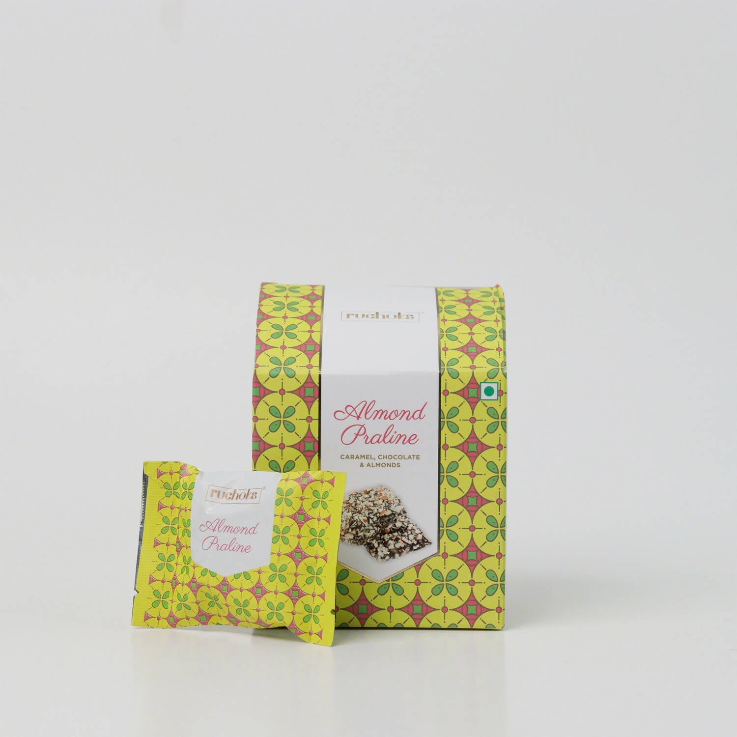 Dibha Ruchoks - Almond Praline Chocolate - Dibha Snacking