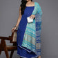 Ahalyaa Women's Traditional wear Kurta Set - Blue | Swadesiicart