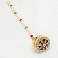 NVR Women's Gold-Polished CZ Stone-Studded Borla Maang Tikka - Swadesiicart