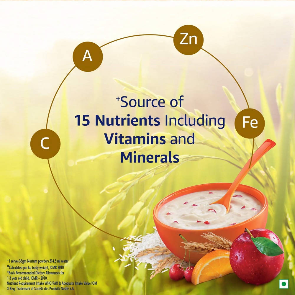 Nestle Nestum Baby Cereal-Rice Fruits (10 to 24 Months) - Swadesiicart