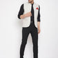 Even Apparels Cream Merino Men Woven Nehru Jacket BF504 | Swadesiicart
