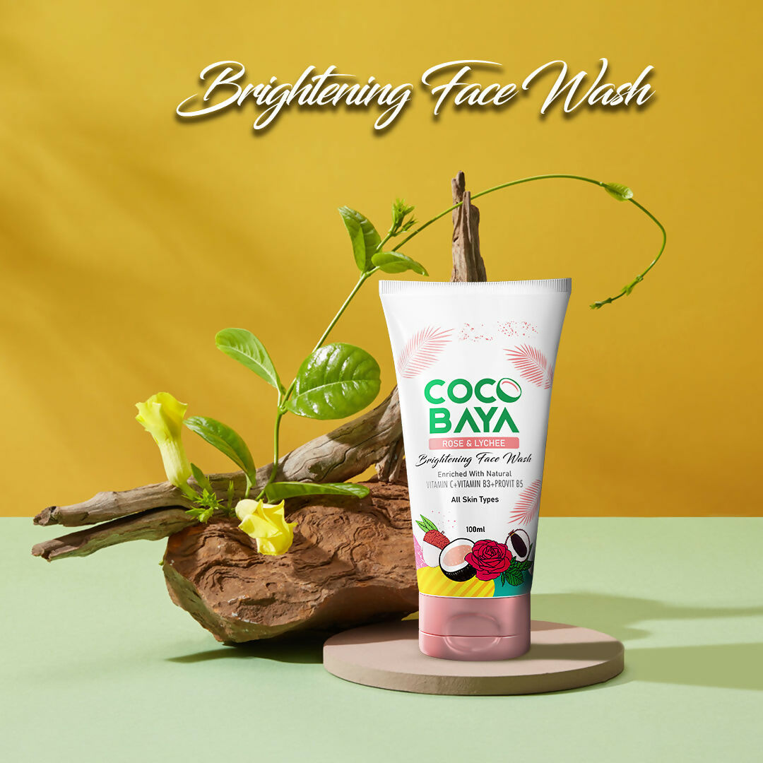 Cocobaya Rose & Lychee Face Wash - Swadesiicart