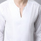 Even Apparels White Pure Cotton Embroided Men's Kurta (STR078) | Swadesiicart