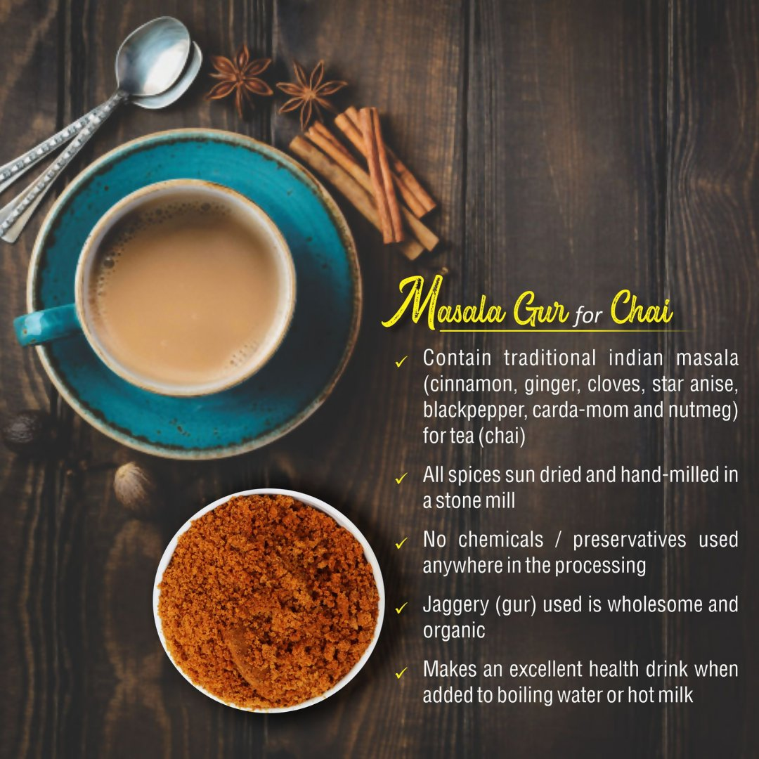 Dhampur Green Masala Gur for Milk & Tea - Swadesiicart