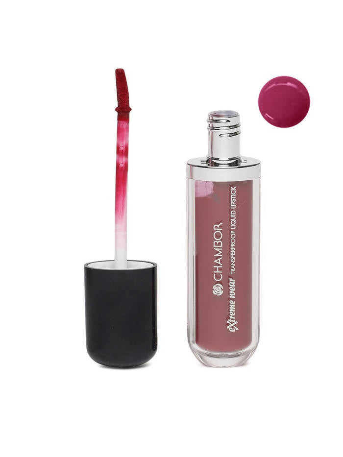 Chambor Nocturne 408 Extreme Wear Transferproof Liquid Lipstick - Swadesiicart
