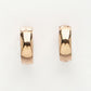 NVR Men's Rose Gold Stainless Steel Hoop Earrings - Swadesiicart