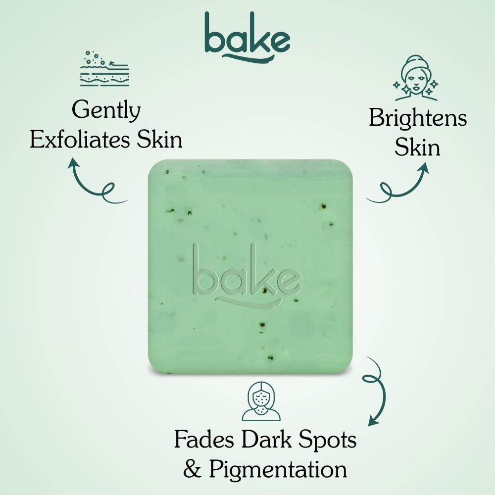 Bake 8% Glycolic Acid Scrub Treatment Soap | Swadesiicart