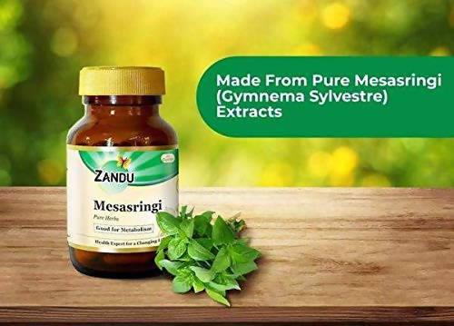 Zandu Mesasringi Pure Herbs Capsules | Swadesiicart