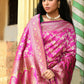 Joban Fashion Pink Soft Pure Handloom Banarasi Silk Saree | Swadesiicart