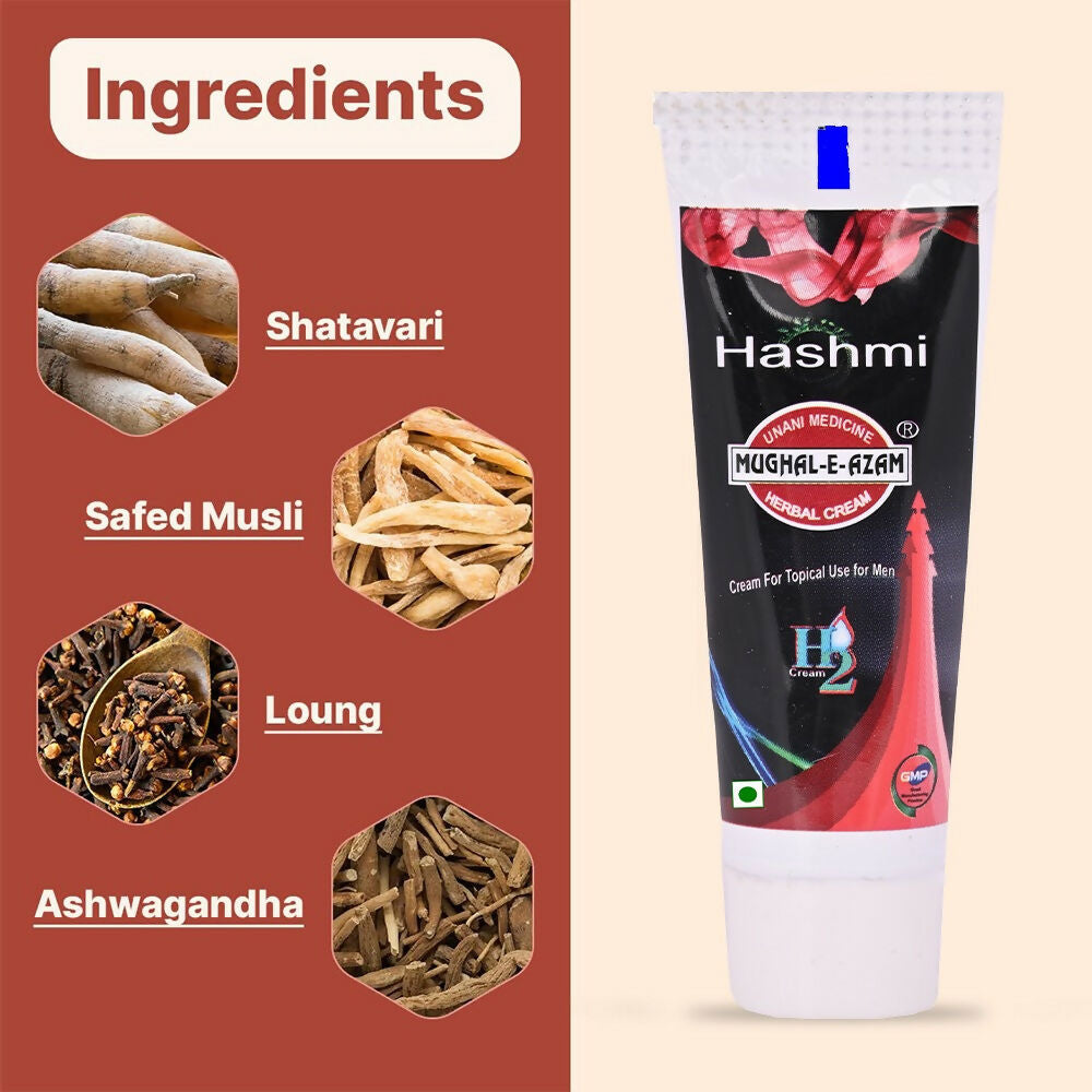 Hashmi Pharmacy Mughal E Azam Herbal Cream | Swadesiicart