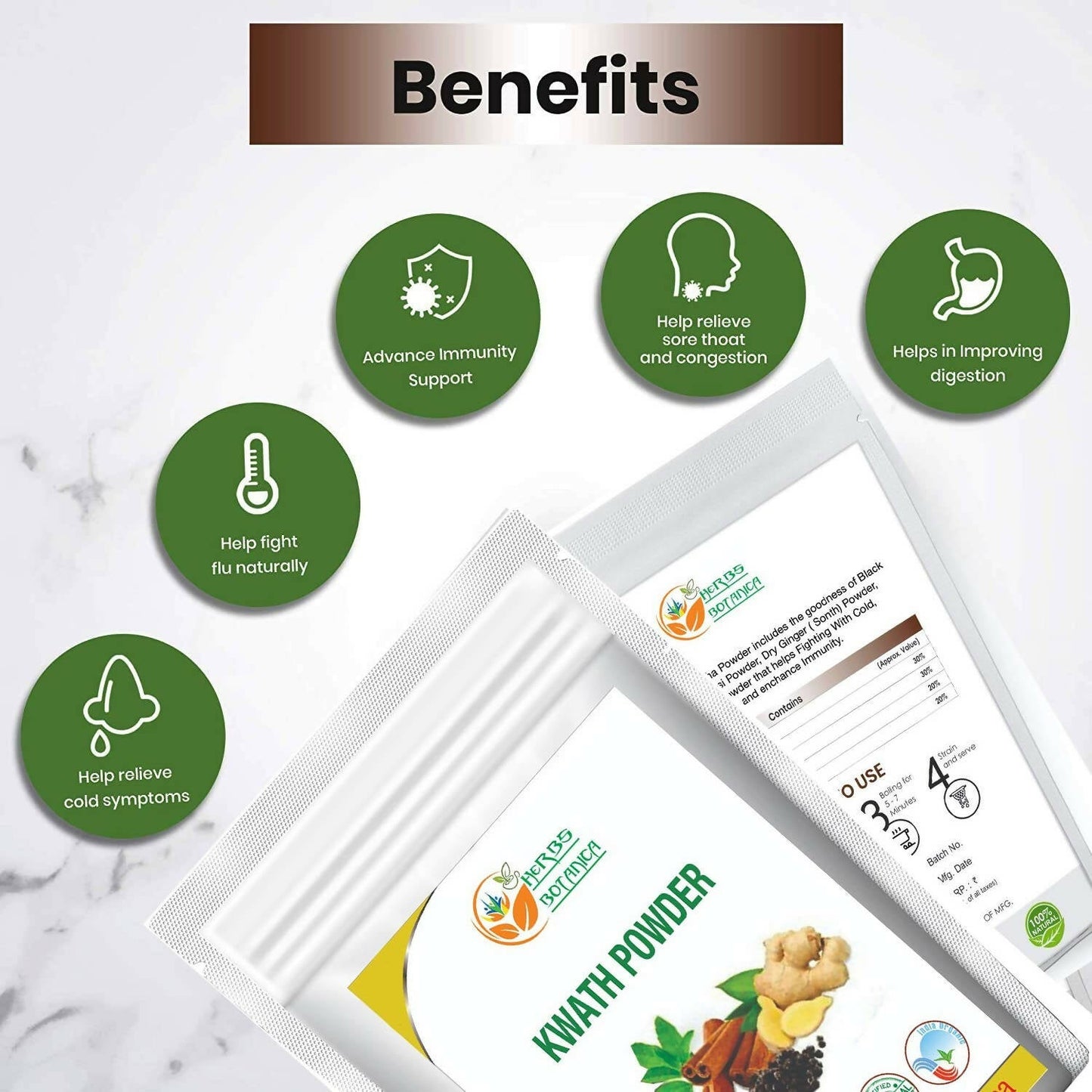 Herbs Botanica Kwath Powder | Swadesiicart