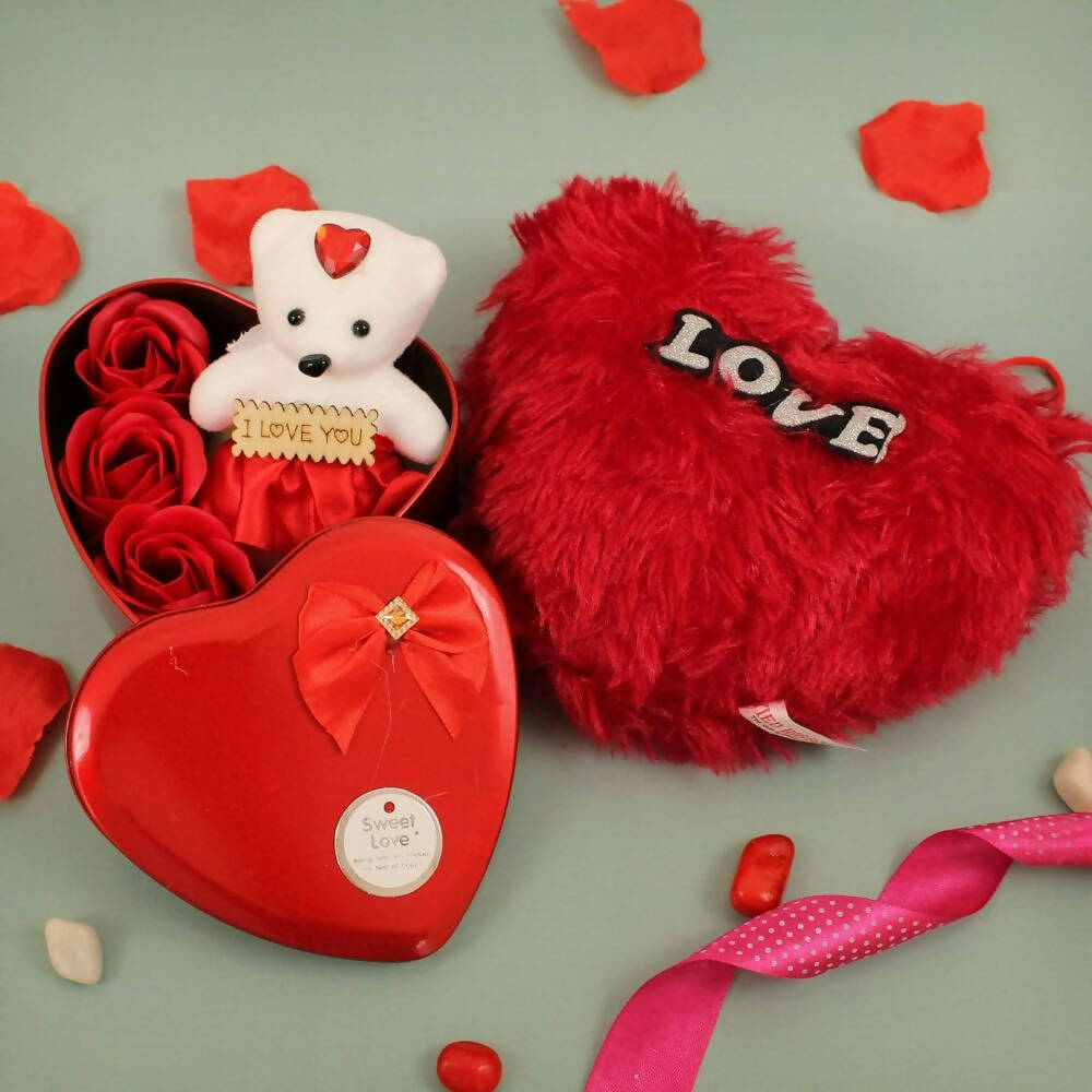Tied Ribbons Valentine's Day Gift Combo | Swadesiicart