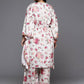 Ahalyaa Women's Traditional Wear Co-ords - Beige - Swadesiicart