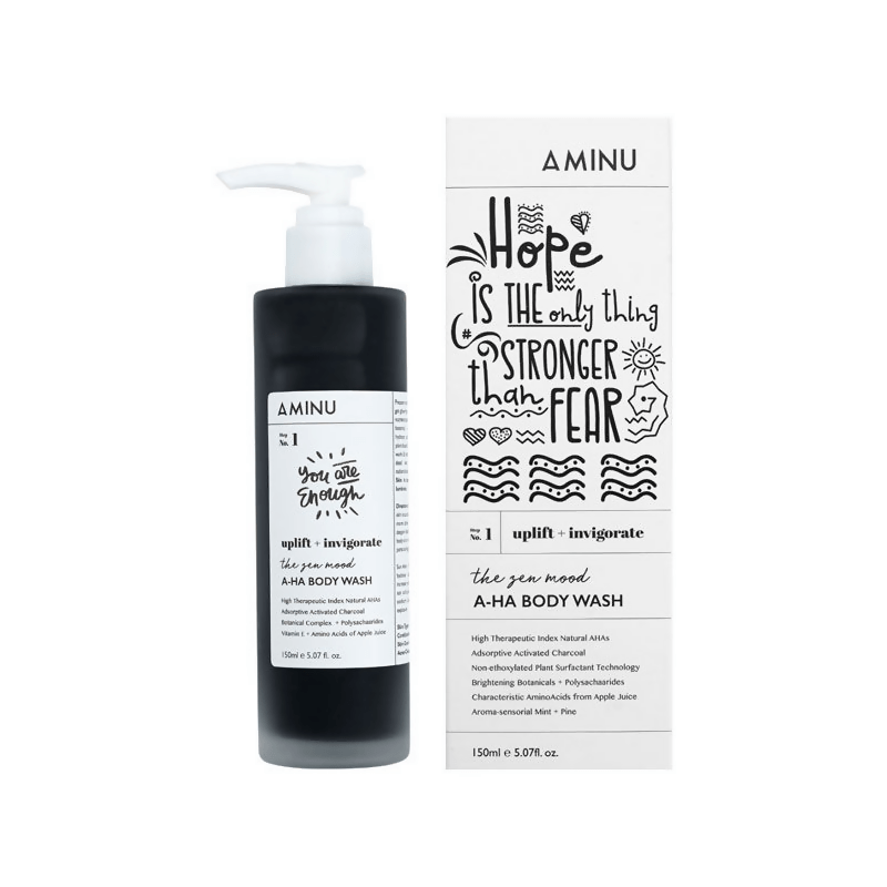 Aminu AHA Body Wash for De-Tanning, Spot-Correction | Swadesiicart