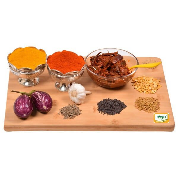 Amoga's Pickles Factory Brinjal Pickle Andhra Style - Swadesiicart