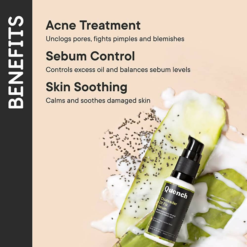 Quench Botanics Chialeader Zit Fix Serum - Korean Skincare | Swadesiicart