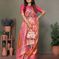 Aastha Fashion Orange Tissue Silk Paithani Woven Saree