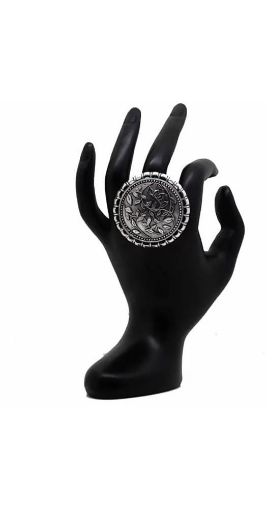 Mominos Fashion Oxidised Ring | Swadesiicart