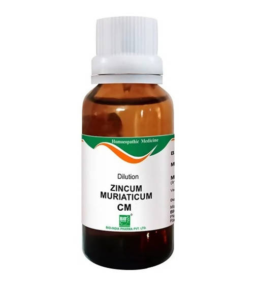Bio India Homeopathy Zincum Muriaticum Dilution | Swadesiicart
