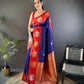 Joban Fashion Red Butti Banarasi Silk Sarees | Swadesiicart