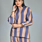 Morchari Digital Print Semi Muslin Co-Ord Set Top & Trouser-Multicolor - Swadesiicart