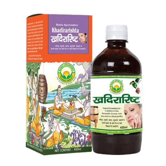 Basic Ayurveda Khadirarishta | Swadesiicart