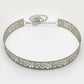 NVR Women Circular Silver Plated Adjustable Broad Belt | Swadesiicart