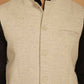 Even Apparels Pure Wool Nehru Jacket - Off White | Swadesiicart