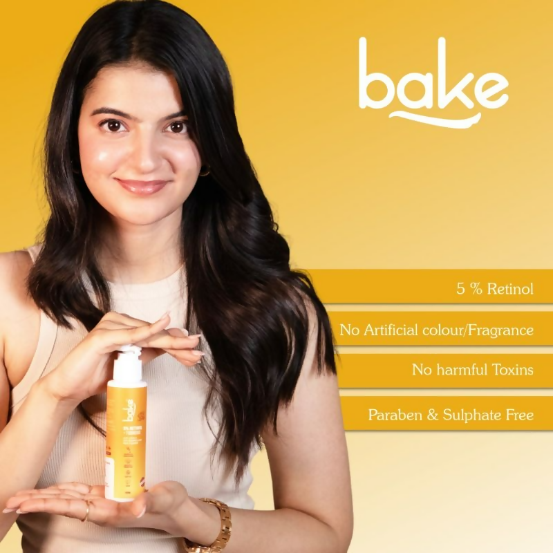 Bake 5% Retinol Face Cleanser | Swadesiicart
