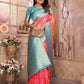 Joban Fashion Pink Banarasi Soft Silk Woven Saree | Swadesiicart