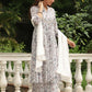 Janasya White Georgette Floral Kurta,Bottom & Dupatta | Swadesiicart