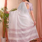 Shree Shyam Fashion The White Loom White Linen Cotton Saree
