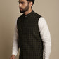 Even Apparels Men's Multi Mandarin Collar Waistcoat | Swadesiicart
